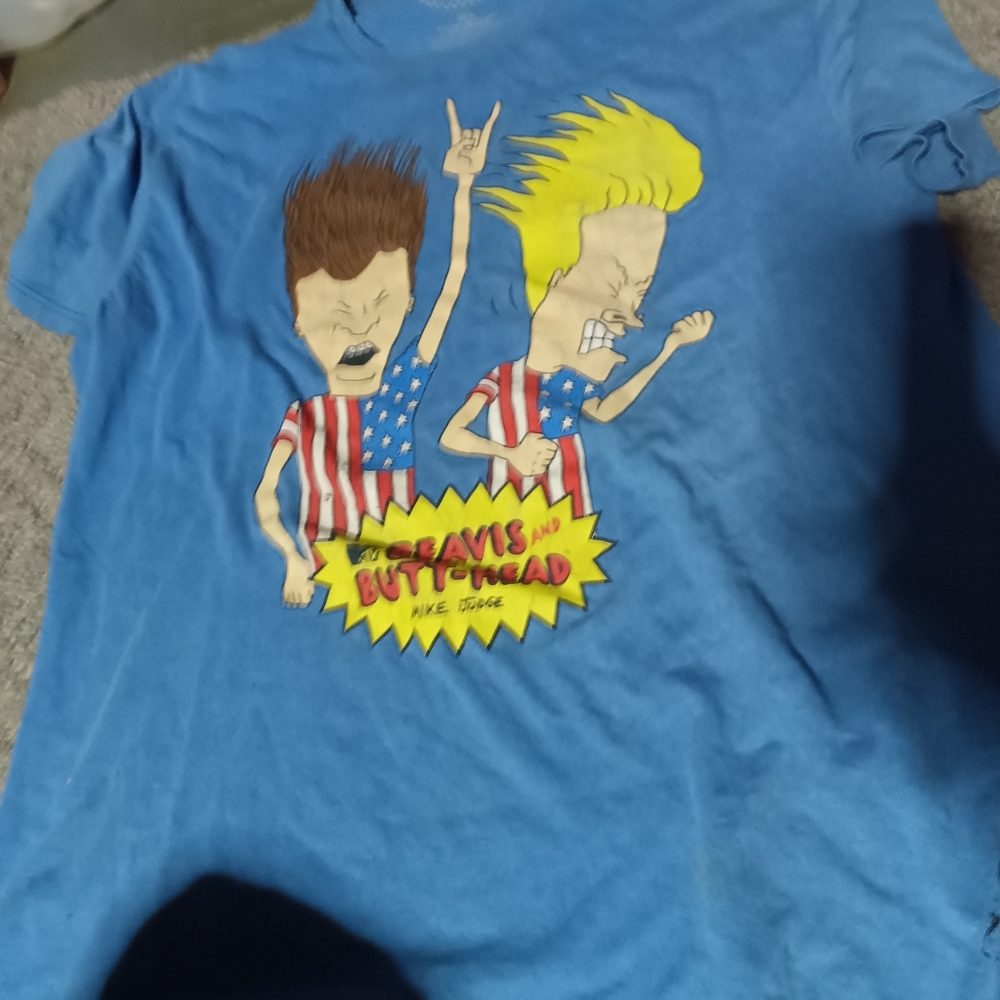 Blue Beavis and Butt-Head Kids T-Shirt